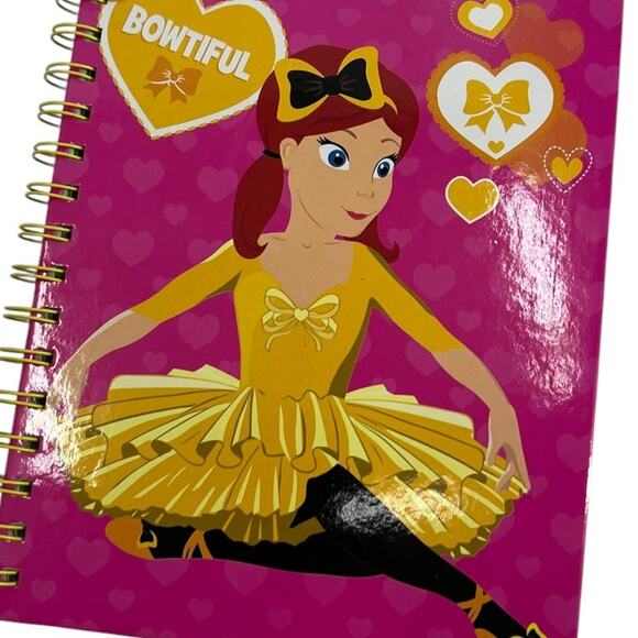 THE WIGGLES Rare Emma Wiggle Spiral Notebook - Picture 3 of 6